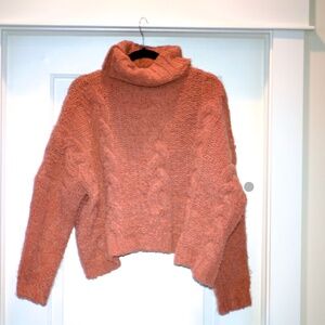 Dance&Marvel Cable Knit Turtle Neck Sweater